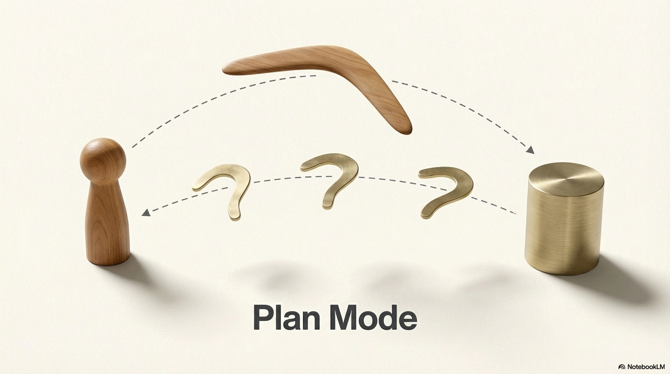 Plan Mode — AIからの逆質問で前提を言語化するプロセス